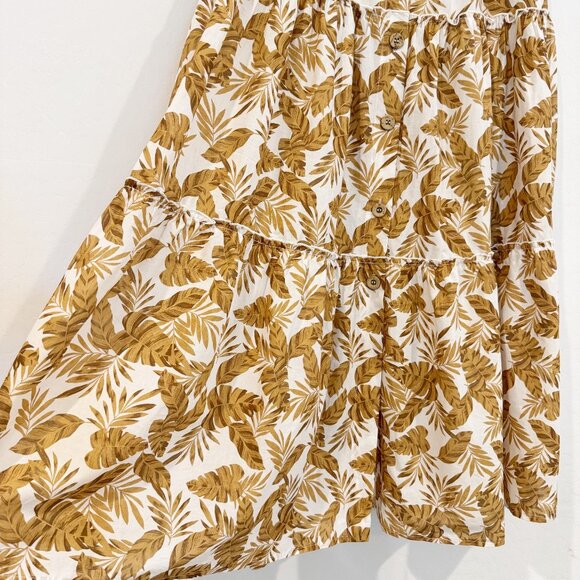 Eberjey Nolita 100% Cotton Voile Tiered High Rise Beach Midi Maxi Skirt Small - Picture 9 of 9